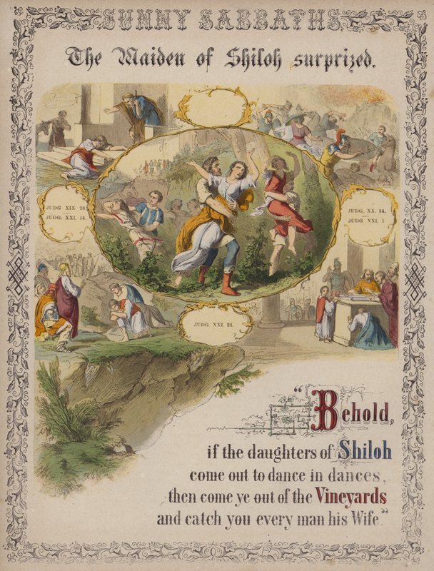 The Maiden of Shiloh Surprised by English School