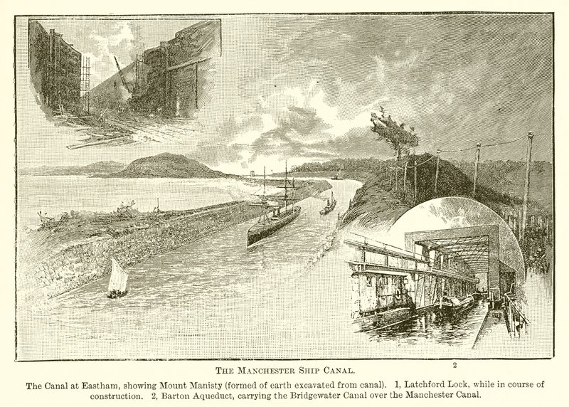 The Manchester Ship Canal by English School