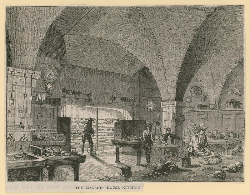 The Mansion House Kitchen by English School
