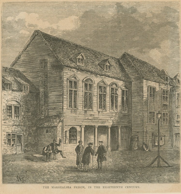 The Marshalsea Prison in the Eighteenth Century by English School