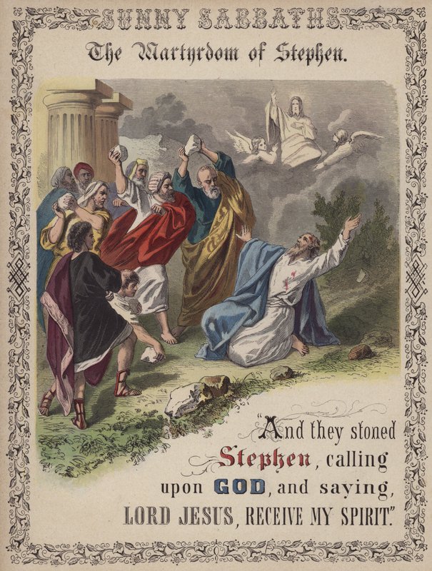 The Martyrdom of Stephen by English School