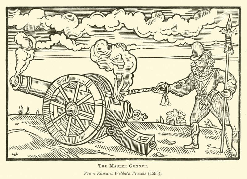 The Master Gunner by English School
