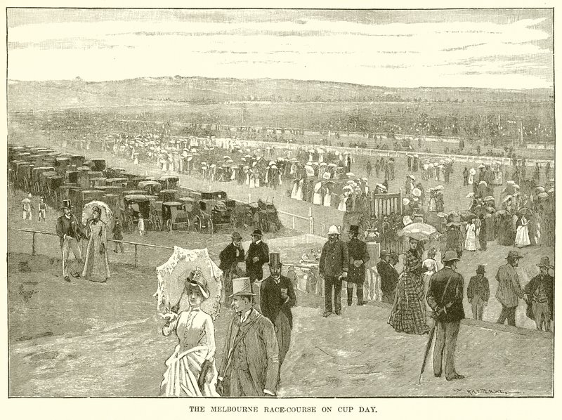 The Melbourne Race-Course on Cup Day by English School