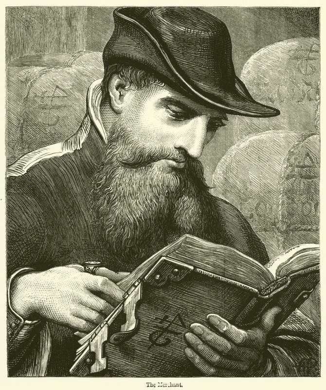 The Merchant by English School