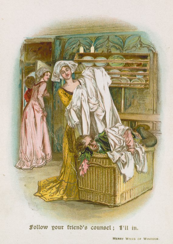 The Merry Wives of Windsor by English School