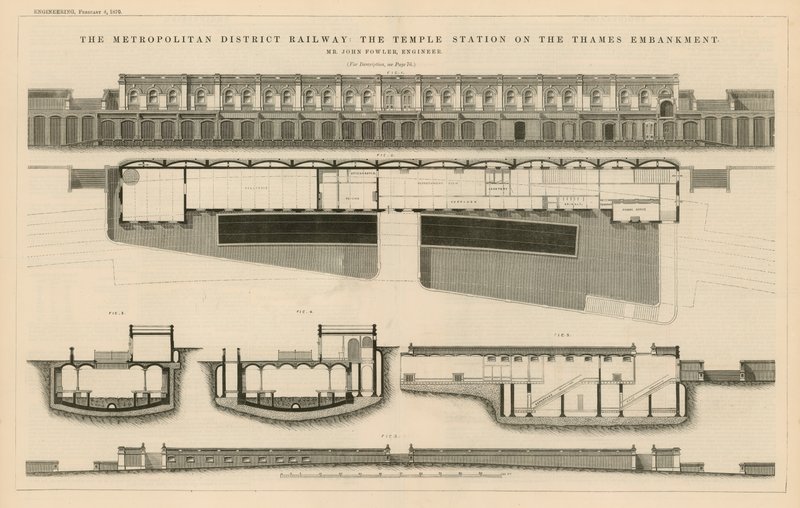 The Metropolitan District Railway by English School