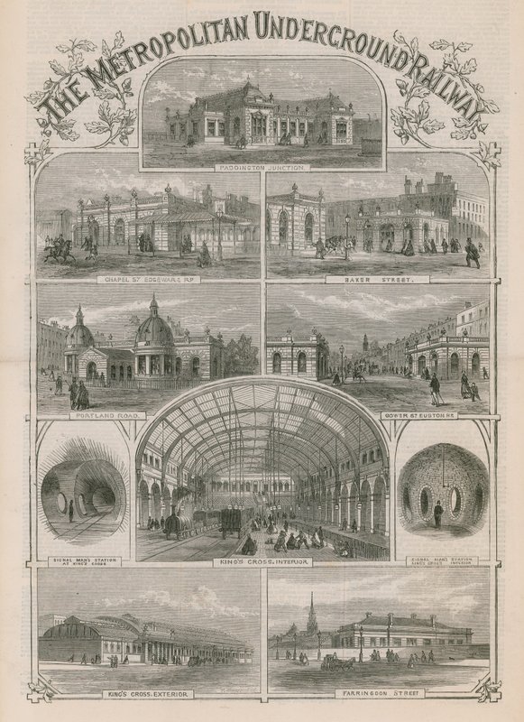 The Metropolitan Underground Railway by English School