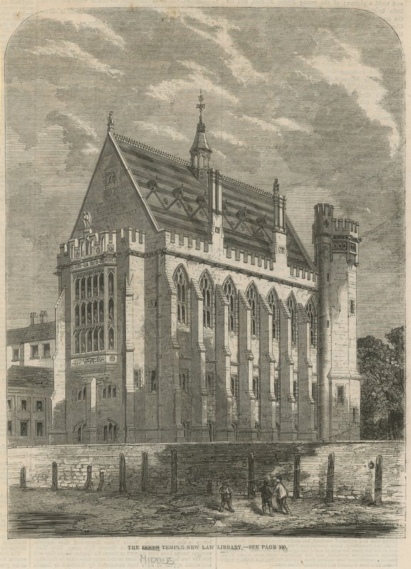 The Middle Temple New Law Library by English School
