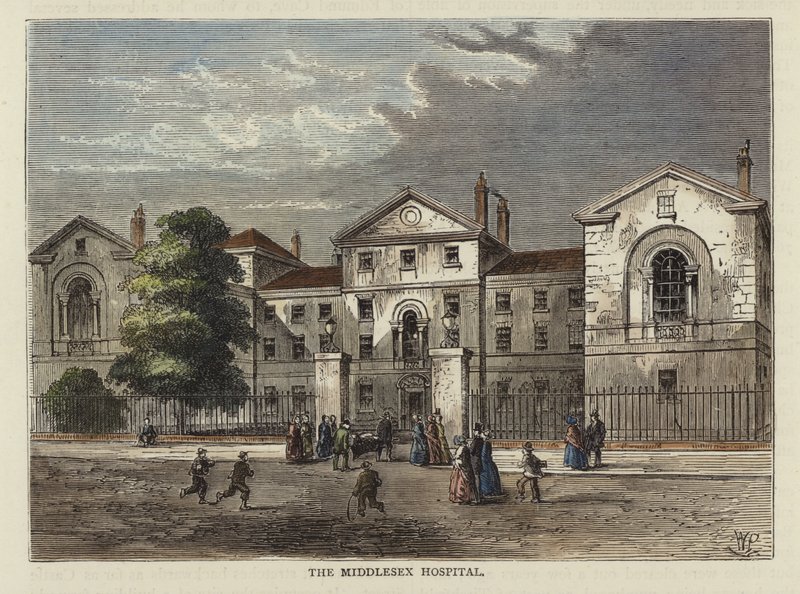 The Middlesex Hospital by English School