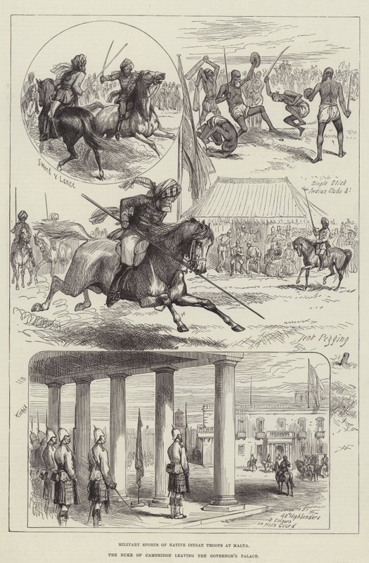 The Military in Malta by English School