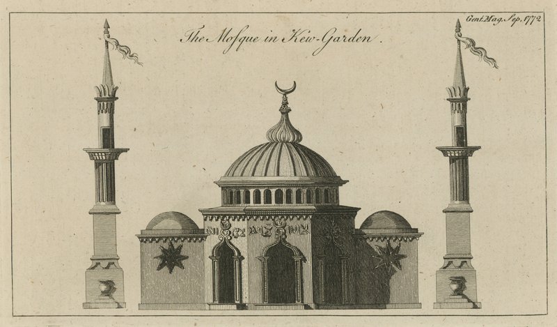 The Mosque in Kew Gardens, London by English School