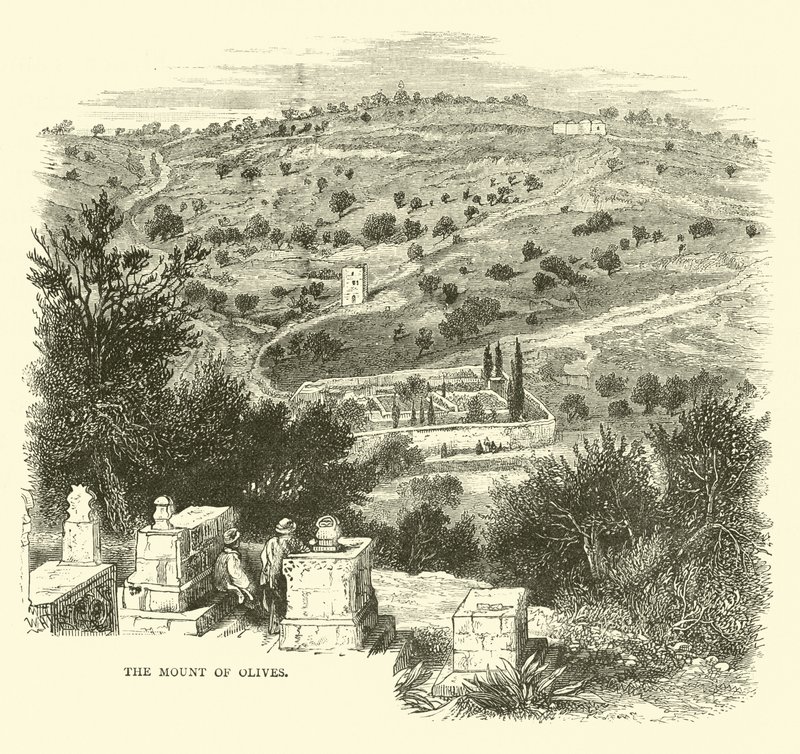 The Mount of Olives by English School