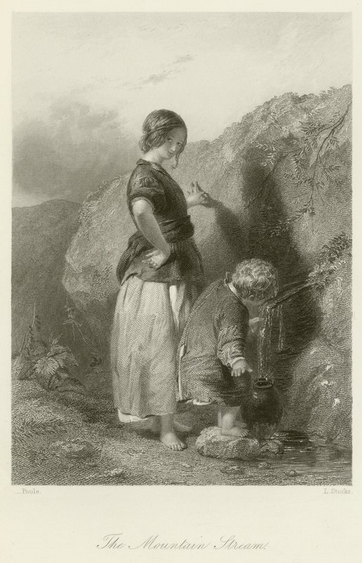 The Mountain Stream by English School