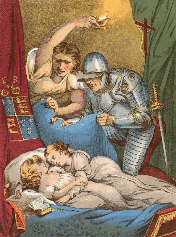 The Murder of the Princes by English School