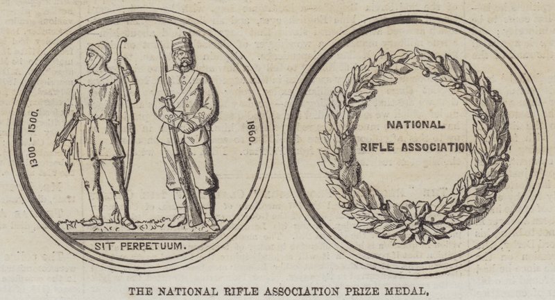 The National Rifle Association Prize Medal by English School