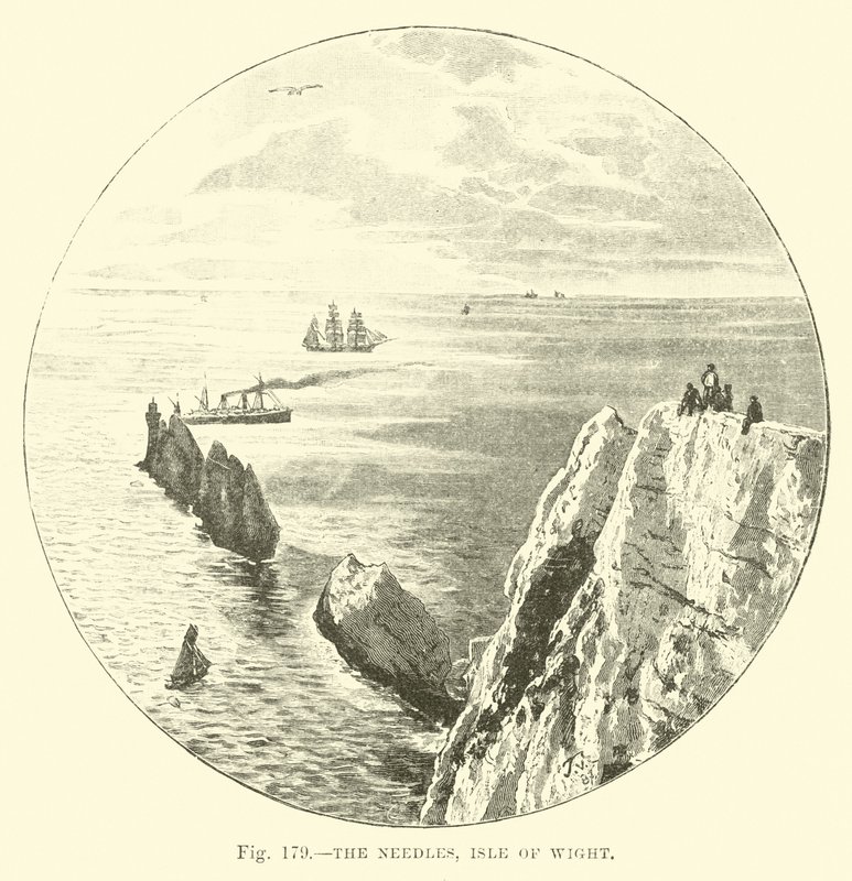 The Needles, Isle of Wight by English School