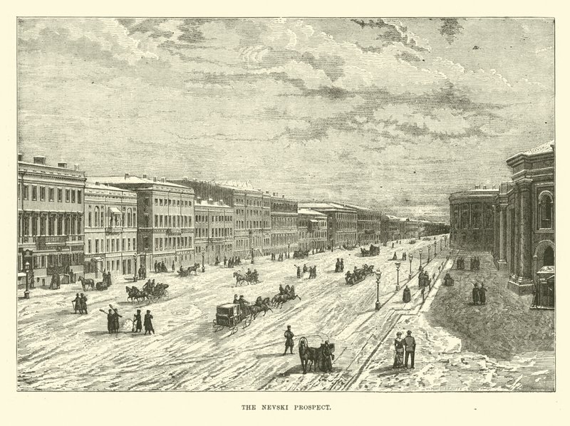 The Nevsky Prospect by English School