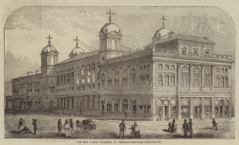 The New Public Buildings at Newcastle-on-Tyne by English School