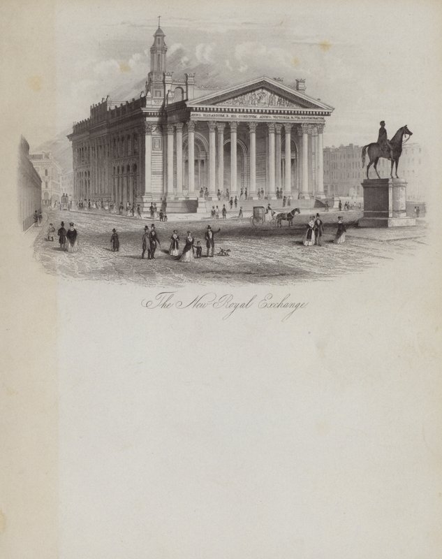 The New Royal Exchange by English School