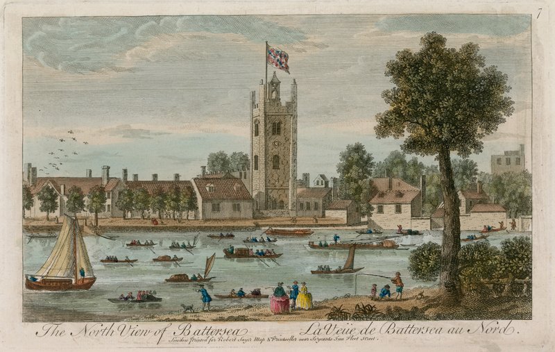 The North View of Battersea by English School