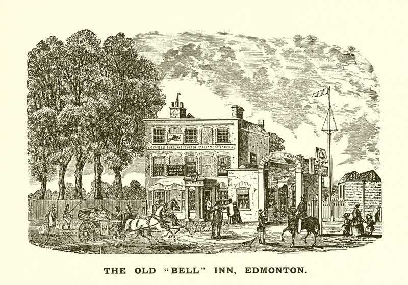 The Old Bell Inn at Edmonton by English School