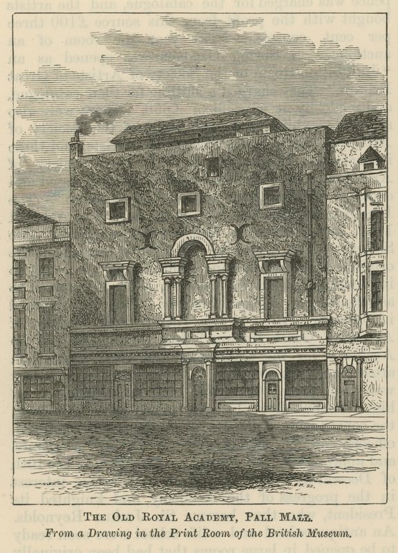 The Old Royal Academy in Pall Mall by English School