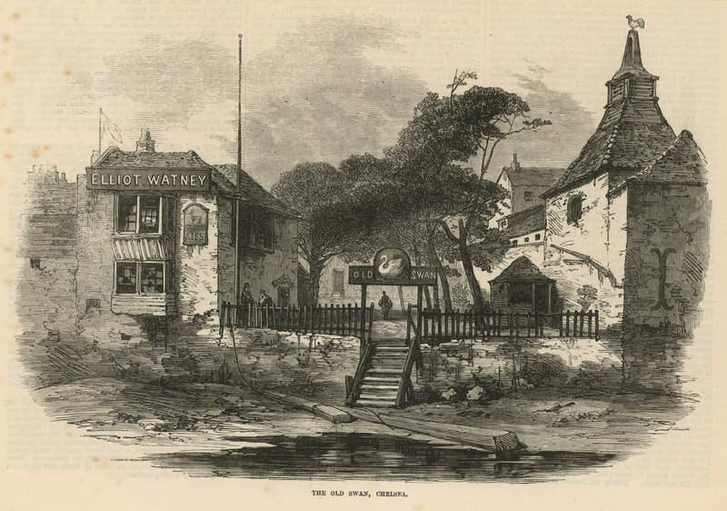 The Old Swan public house in Chelsea by English School