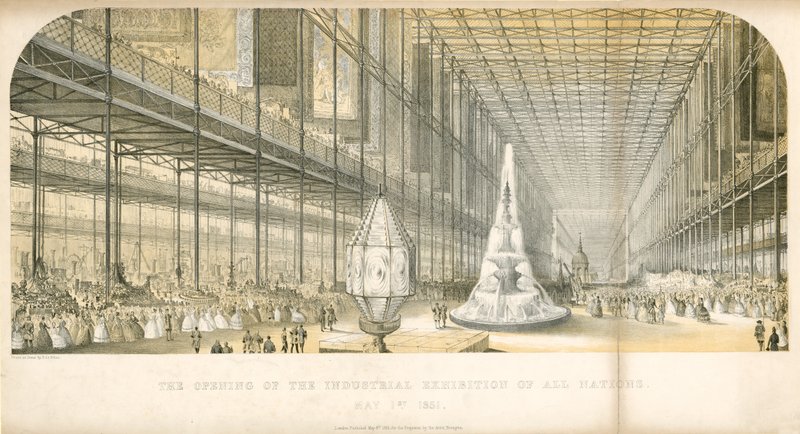 The Opening of the Great Exhibition, 1851 by English School