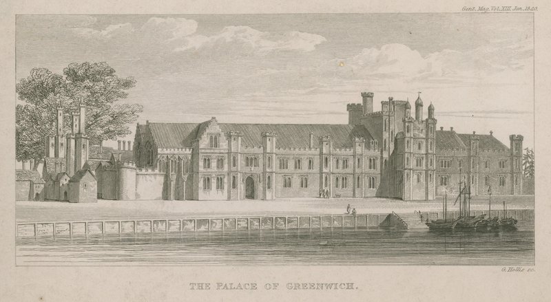 The Palace of Greenwich by English School