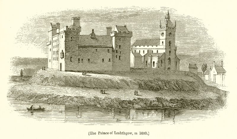 The Palace of Linlithgow, in 1600 by English School
