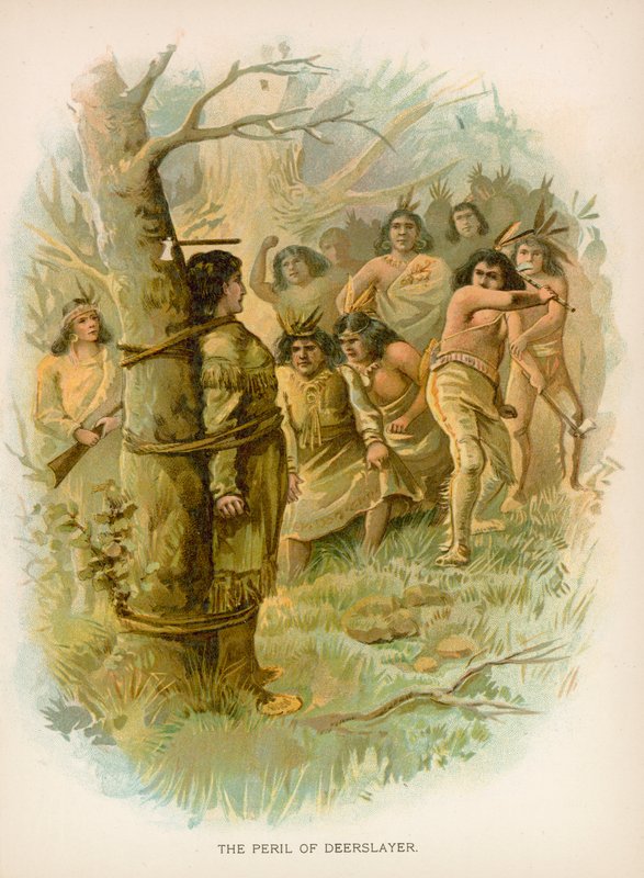 The Peril of Deerslayer by English School