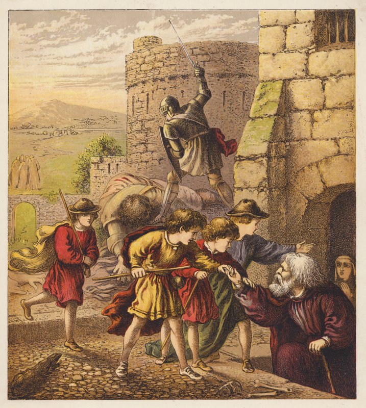The Pilgrim Children by English School