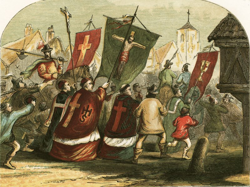 The Pilgrimage of Grace by English School