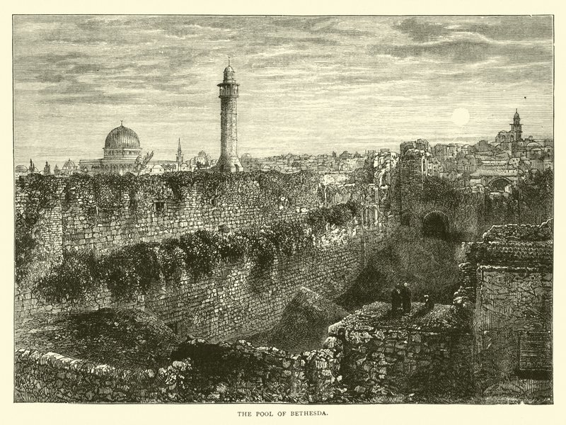 The Pool of Bethesda by English School