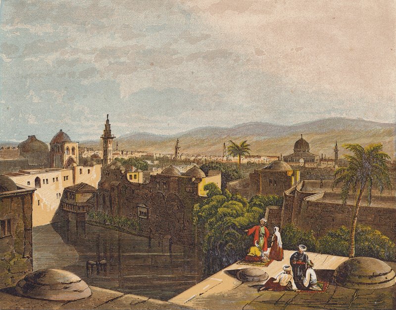 The Pool of Siloam, Jerusalem by English School