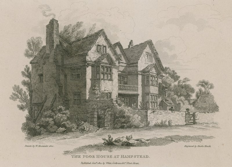The Poor House at Hampstead by English School