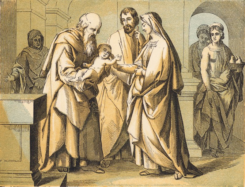 The Presentation in the Temple by English School