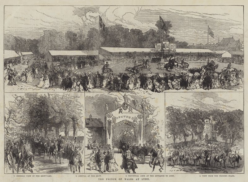 The Prince of Wales at Lynn by English School