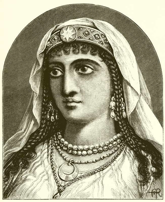 The Queen of Sheba by English School