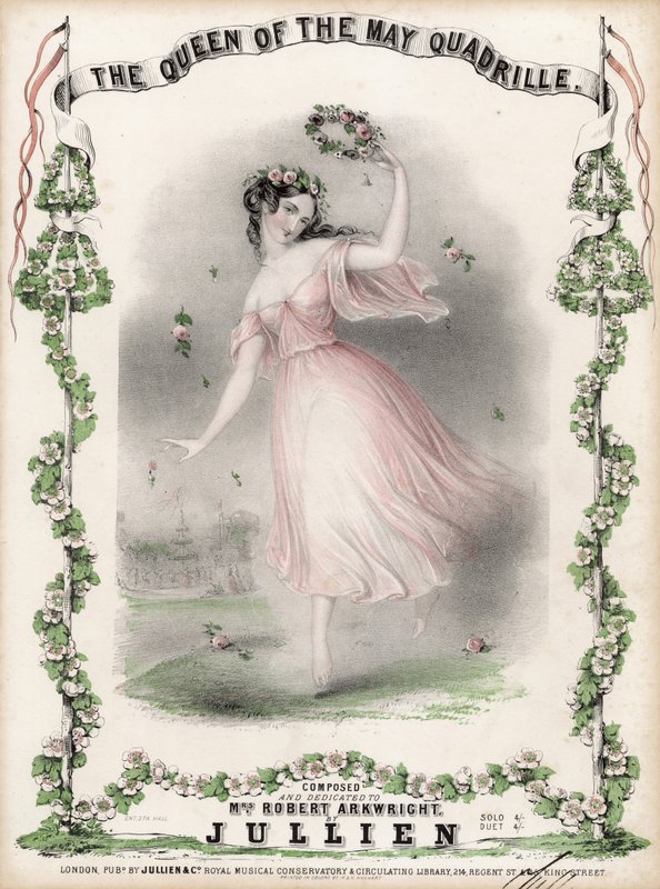 The Queen of the May Quadrille by English School