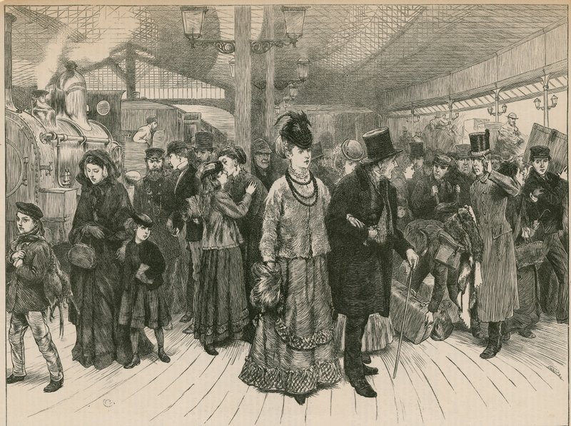 The Railway Station by English School