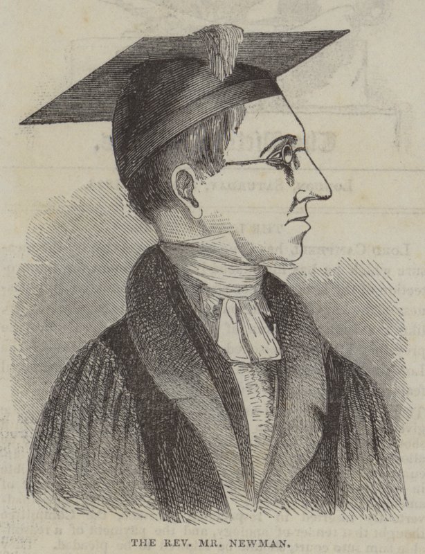 The Rev Mr Newman by English School