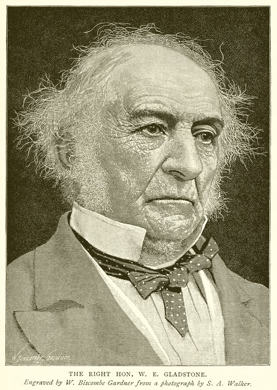 The Right Hon. W.E. Gladstone by English School