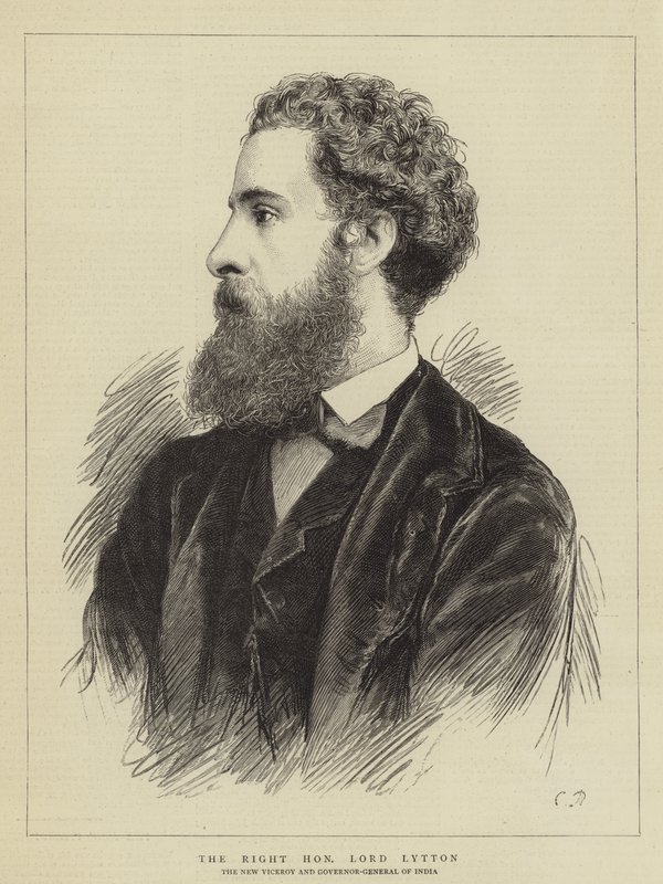 The Right Honourable Lord Lytton by English School