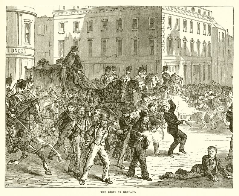 The Riots at Belfast by English School