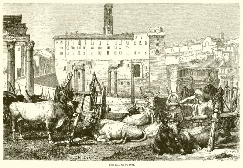 The Roman Forum by English School