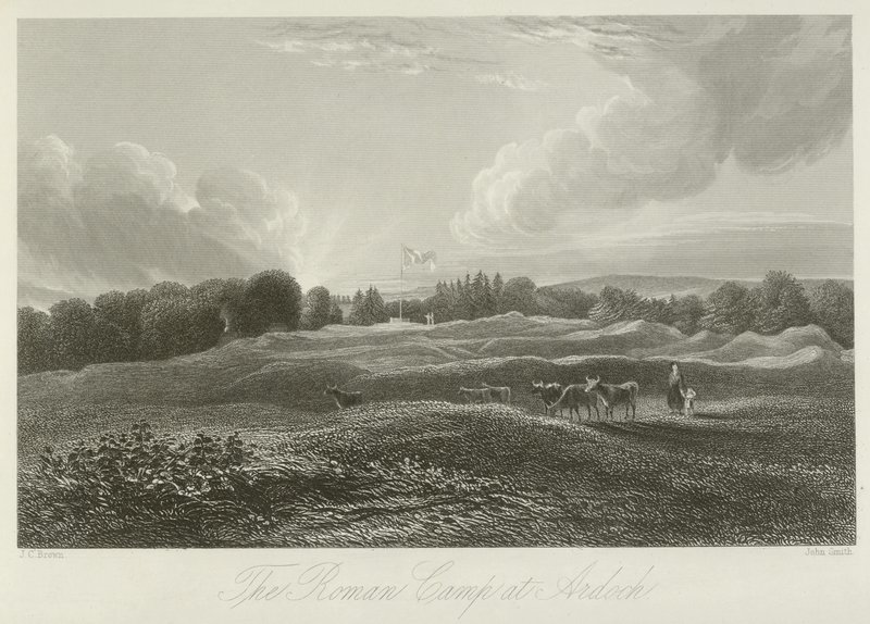 The Roman Camp at Ardoch by English School
