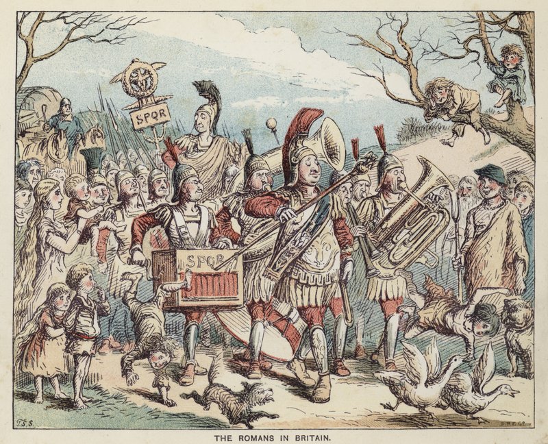 The Romans in Britain by English School