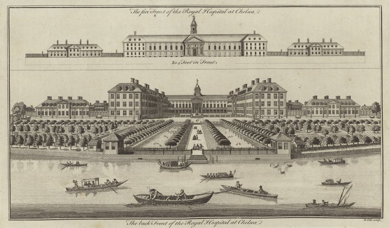 The Royal Hospital, Chelsea by English School