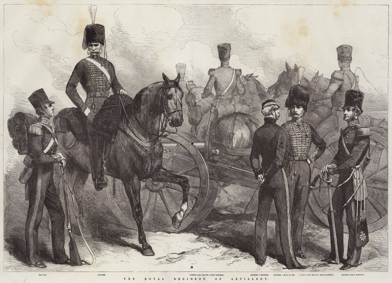 The Royal Regiment of Artillery by English School